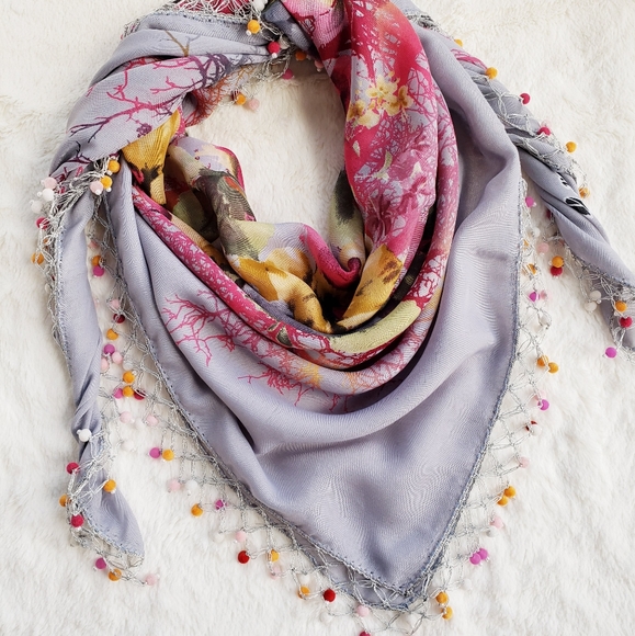 Accessories - Exotic Handmade Needle Lace Scarf